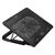  Подставка для ноутбука до 15,6" Buro BU-LCP156-B214H Black, 2 вентилятора: 140 мм, поток: 76.61 CFM, уровень шума: 21 dB(A), 2 х USB-разъёма, LED подсветка, регулировка наклона, материал: металл, пластик 