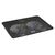  Подставка для ноутбука до 15,6" Buro BU-LCP156-B214H Black, 2 вентилятора: 140 мм, поток: 76.61 CFM, уровень шума: 21 dB(A), 2 х USB-разъёма, LED подсветка, регулировка наклона, материал: металл, пластик 