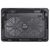  Подставка для ноутбука до 15,6" Buro BU-LCP156-B214H Black, 2 вентилятора: 140 мм, поток: 76.61 CFM, уровень шума: 21 dB(A), 2 х USB-разъёма, LED подсветка, регулировка наклона, материал: металл, пластик 
