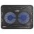  Подставка для ноутбука до 15,6" Buro BU-LCP156-B214H Black, 2 вентилятора: 140 мм, поток: 76.61 CFM, уровень шума: 21 dB(A), 2 х USB-разъёма, LED подсветка, регулировка наклона, материал: металл, пластик 