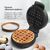  Прибор для выпечки BQ ST1009 Waffle Black-Steel 