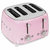  Тостер Smeg TSF03PKEU розовый 