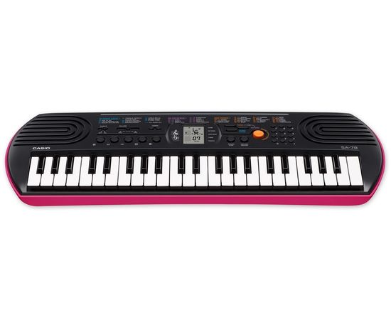 Синтезатор Casio SА-78 44клав. розовый (SA-78AH7) 