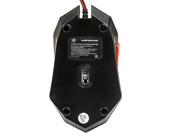  Мышь оптическая Nakatomi Gaming mouse MOG-08U (black) игровая 