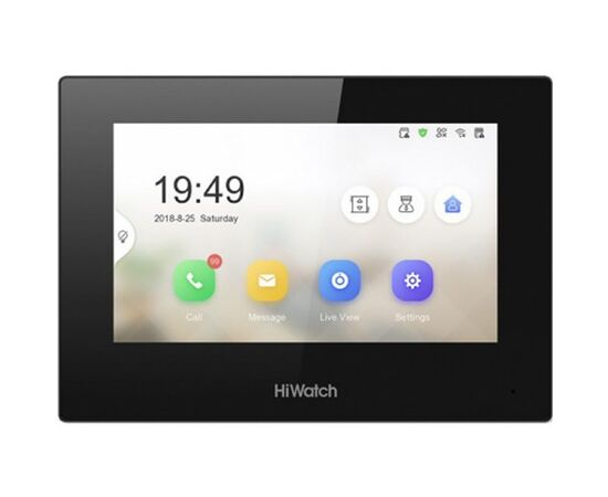  Видеопанель HiWatch VDP-H2211B цветной сигнал цвет панели черный 