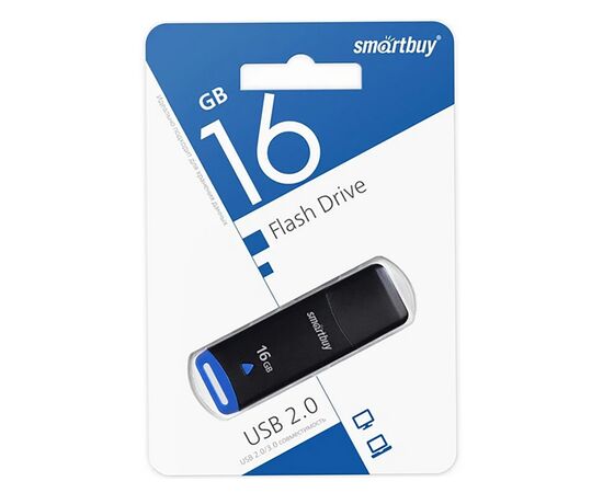  Флэш накопитель USB 16 Гб Smart Buy Easy (black) (220919) 