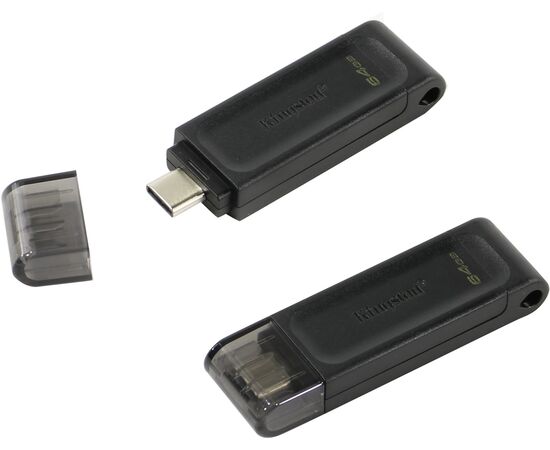  USB-флешка Kingston DataTraveler 70 64GB черный (DT70/64GB) 