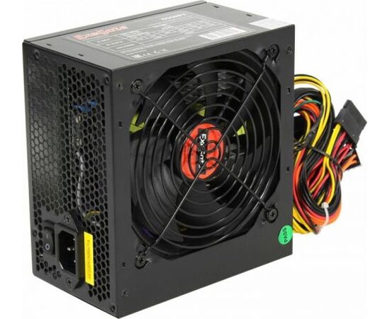  Блок питания ExeGate EX259604RUS-PC 650W 650NPX (ATX, PC, 12cm fan, 24pin, 4pin, PCIe, 3xSATA, 2xIDE, FDD, black, кабель 220V) 