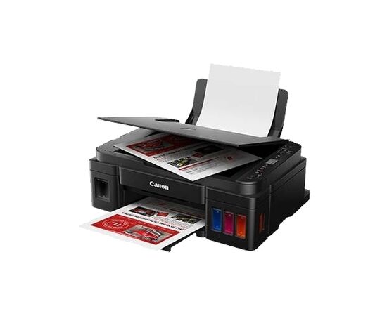  МФУ CANON G3410 СНПЧ, принтер/сканер/копир, A4, печать термическая струйная цветная, 4-цветная, 8.8 изобр./мин ч/б, 5 изобр./мин цветн., 4800x1200 dpi 