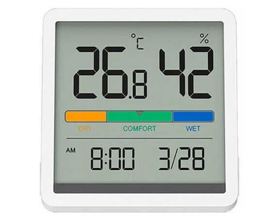  Метеостанция Xiaomi BEHEART Temperature and Humidity Clock Display W200 White 