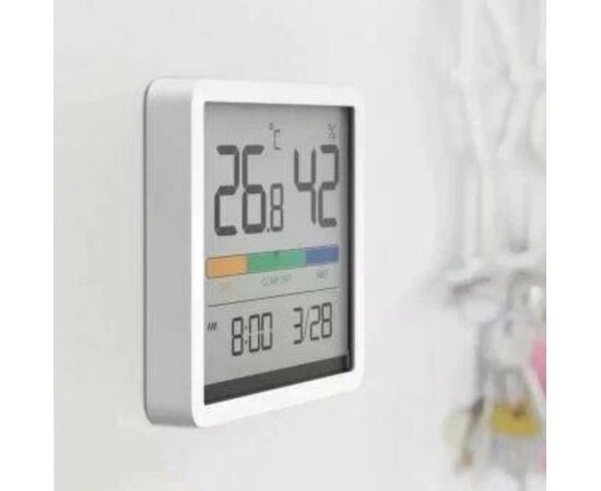  Метеостанция Xiaomi BEHEART Temperature and Humidity Clock Display W200 White 