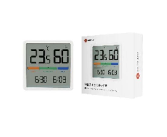  Метеостанция Xiaomi BEHEART Temperature and Humidity Clock Display W200 White 