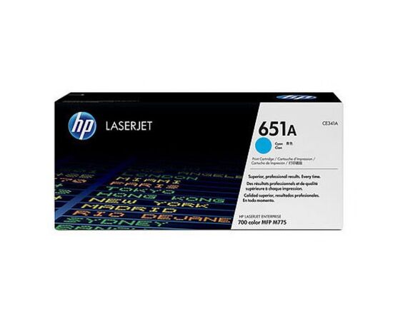  Картридж лазерный HP 651A CE341A голубой (16000стр.) для HP LJ 700/775 