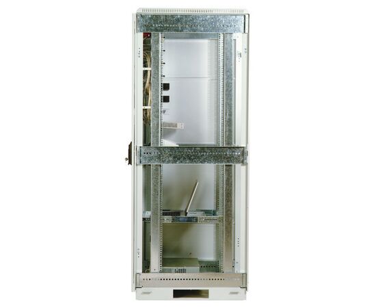  Шкаф коммутационный ЦМО ШТК-М-42.6.10-4ААА напольный 42U 600x1020мм пер.дв.перфор. серый 