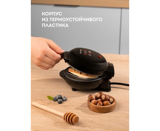  Вафельница Galaxy Line GL 2980 черный 
