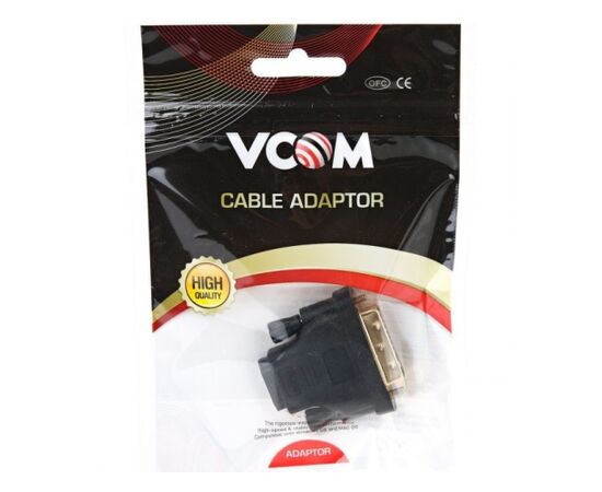  Кабель Vcom VAD7818 HDMI 19F to DVI-D 25M 