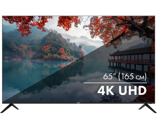  65" Телевизор Haier 65 Smart TV M1 черный 3840x2160, 4K Ultra HD, 60 Гц, Wi-Fi, Smart TV, Android TV 