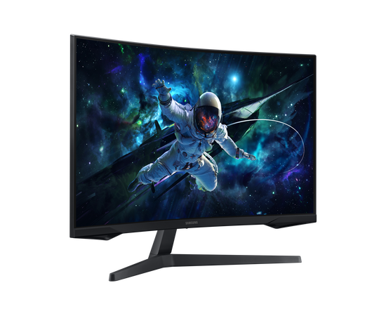  Монитор Samsung Odyssey G5 Curved 32" 2K 2560x1440, VA, 165Гц, 1хHDMI, 1хDP, S32CG550EI (LS32CG550EIXCI) черный 