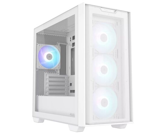  Корпус ASUS A21 Plus White (90DC00H3-B19010)(mATX, без БП, 2xUSB 3.2 Gen1, с окном) 