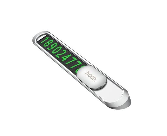  Парковочная карта HOCO PH41 Promise metal hidden stop sign серебро 