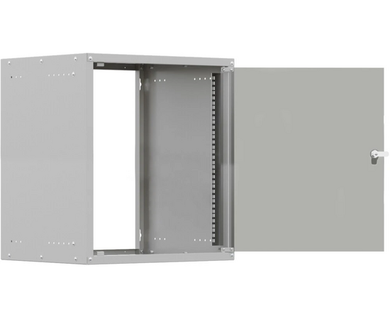  Шкаф коммутационный NTSS Lime NTSS-WL12U5545GS настенный 12U 550x450мм пер.дв.стекл несъемн.бок.пан. 30кг серый 370мм 14кг 110град. IP20 