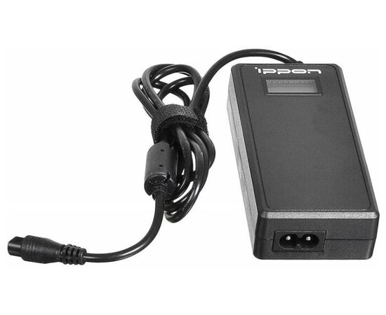  Блок питания Ippon (D65U) автоматический 65W 15V-19.5V 11-connectors 1.5A 1xUSB 2.1A от бытовой электросети LСD индикатор 