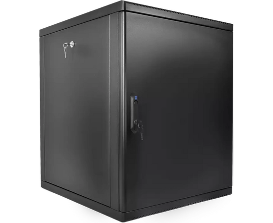  Шкаф коммутационный ЦМО ШРН-М-12.650.1-9005 настенный 12U 600x650мм пер.дв.металл 120кг черный 581мм 24.48кг 180град. 610мм металл 