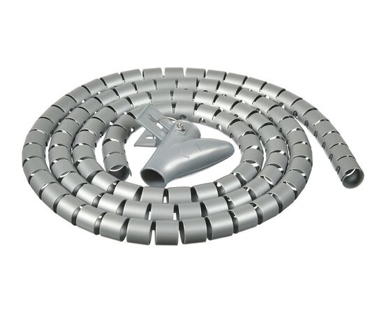  Кабельный органайзер Buro BHP CG155S Spiral Hose 15x1500mm Silver 