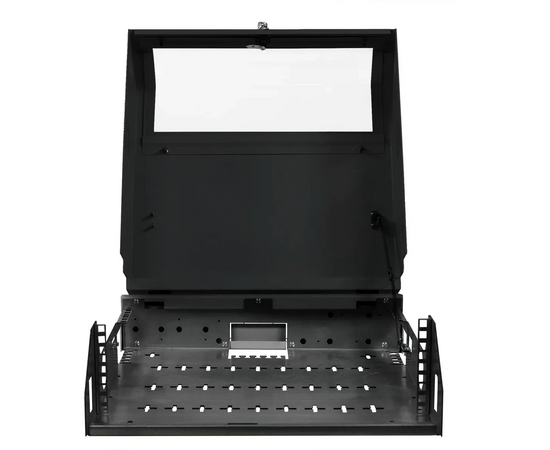  Шкаф коммутационный NTSS NTSS-SOHO5U-BL настенный 5U 520x140мм пер.дв.стекл несъемн.бок.пан. 80кг черный 11кг 480мм IP20 металл 