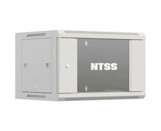 Шкаф коммутационный NTSS Премиум NTSS-W9U6045GS-2 настенный 9U 600x450мм пер.дв.стекл 60кг серый 365мм 20кг 220град. 500мм IP20 сталь 
