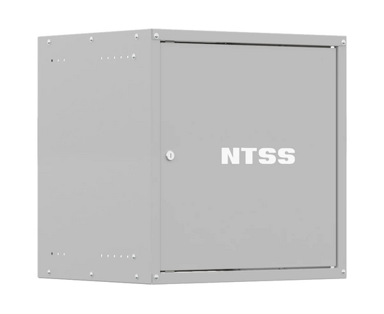  Шкаф коммутационный NTSS Премиум NTSS-W9U6060FD настенный 9U 570x600мм пер.дв.металл 60кг серый 500мм 22кг 220град. 500мм IP20 сталь 