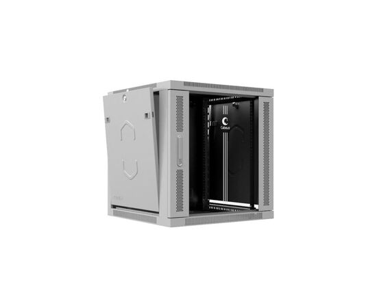 Шкаф коммутационный CABEUS SH-05F-9U60/45 настенный, стеклянная передняя дверь, 9U, 600x501x450 мм 