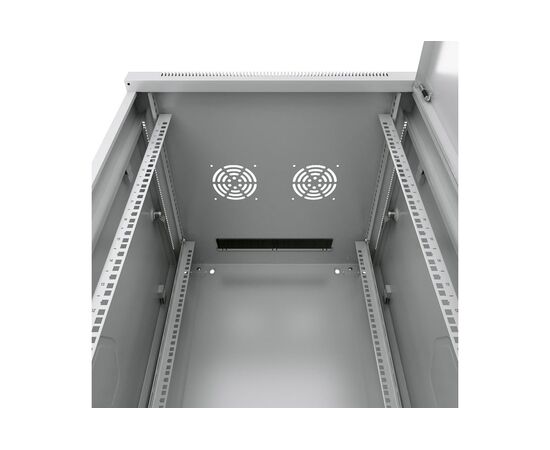  Шкаф коммутационный CABEUS SH-05F-9U60/45 настенный, стеклянная передняя дверь, 9U, 600x501x450 мм 