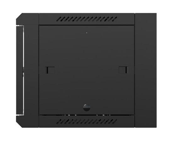  Шкаф коммутационный NTSS NTSS-W6U6045GS-BL настенный, стеклянная передняя дверь, 6U, 570x370x450 мм 