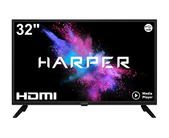  Телевизор Harper 32R470T чёрный 