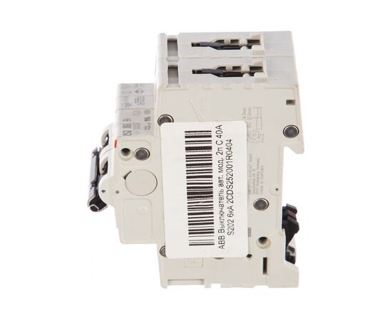  Выключатель автоматический ABB S202 C40 (2CDS252001R0404) 2-полюсной 