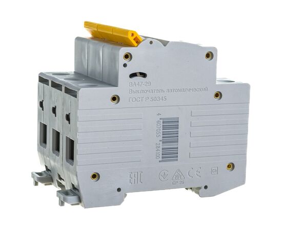  Выключатель автоматический IEK ВА47-29 (MVA20-3-040-C) 3Р 40А 4,5кА х-ка С 