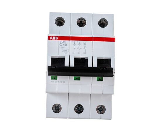  Выключатель автоматический ABB S203 C40 (2CDS253001R0404) 3-полюсной 