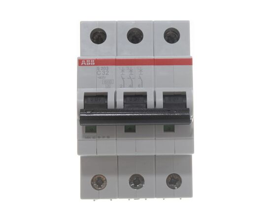  Выключатель автоматический ABB S203 C32 (2CDS253001R0324) 3-полюсной 