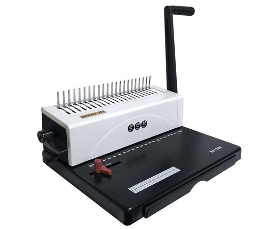  Переплетчик Office Kit B2120N A4/перф.25л.сшив/макс.500л./пластик.пруж. (4.5-51мм) 