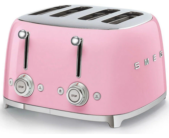  Тостер Smeg TSF03PKEU розовый 