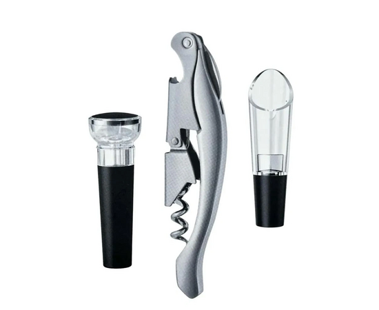  Винный набор Xiaomi Circle Joy 3 in 1 Mermand Sommeliers Corkscrew Set CJ-KP-TZ01 (серебро) 