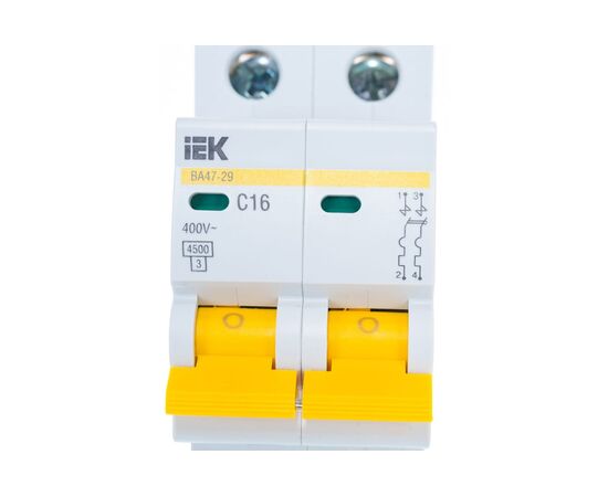  Автоматический выключатель IEK ВА47-29 (MVA20-2-016-C) 