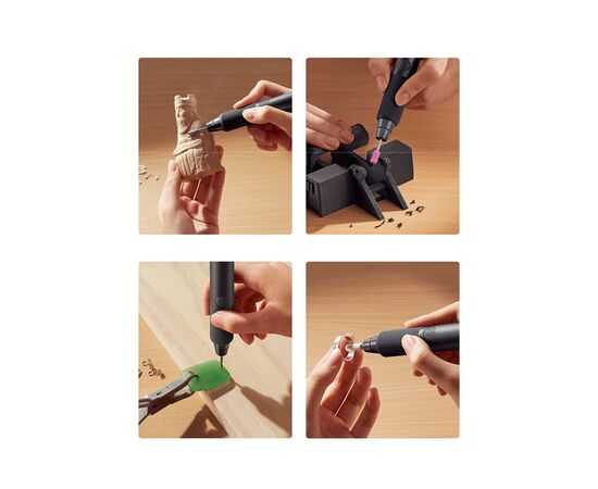  Гравер электрический Xiaomi Mijia Electric Grinding Pen 16 in 1 MJDMB001QW (черный) 
