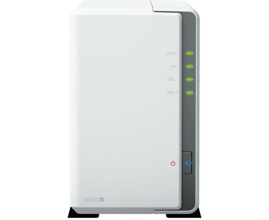  СХД SYNOLOGY DS223J настольное исполнение 2BAY No HDD 